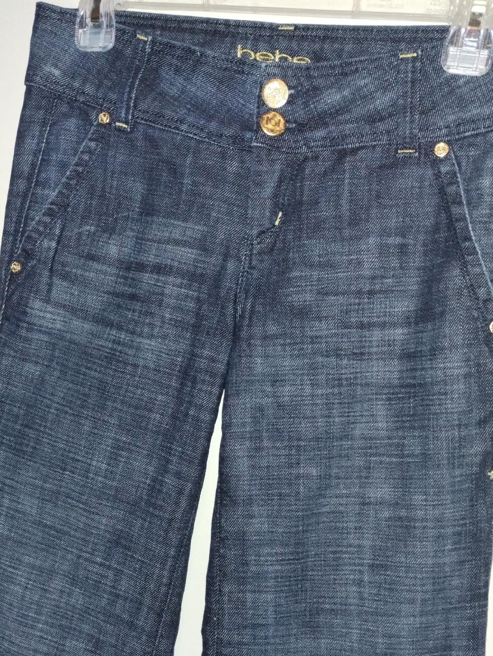 bebe Flare Darkwash 26